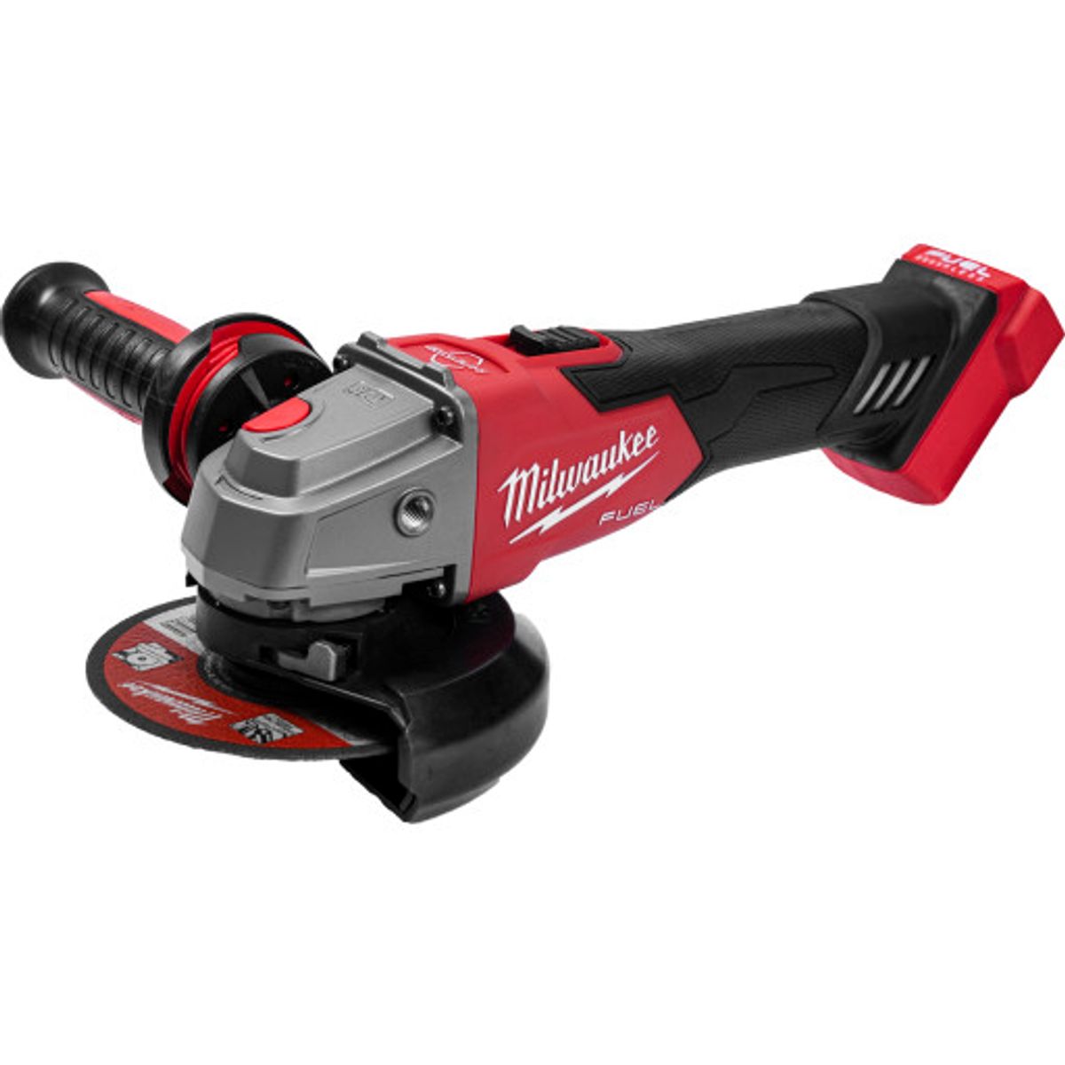 Milwaukee M18 Fuel 125 mm vinkelsliber, u. batteri