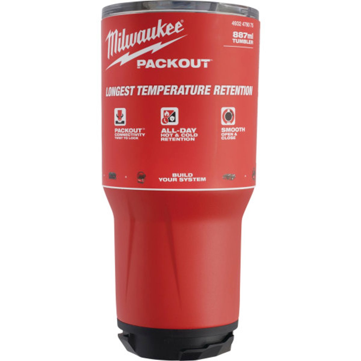 Milwaukee PACKOUT™ termokop rød 887 ml