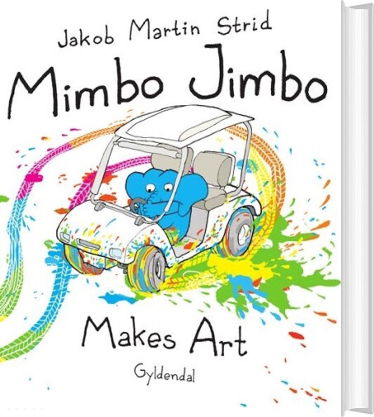 Mimbo Jimbo Makes Art - Engelsk Udgave - Jakob Martin Strid - Bog