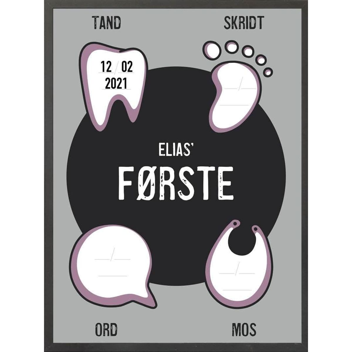 Min første plakat - pige