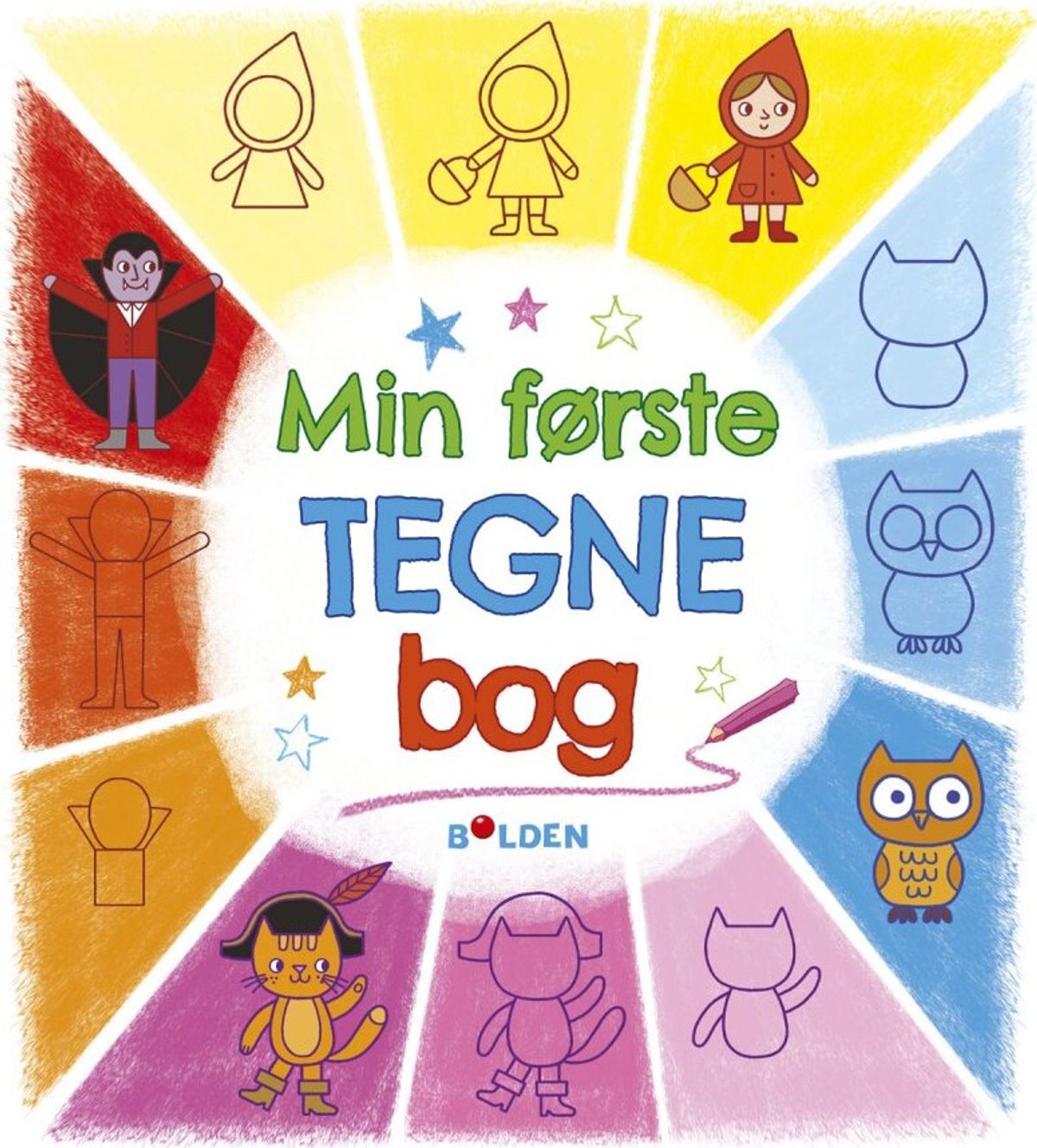 Min Første Tegnebog - Lær At Tegne - Bog For Børn - Diverse - Bog