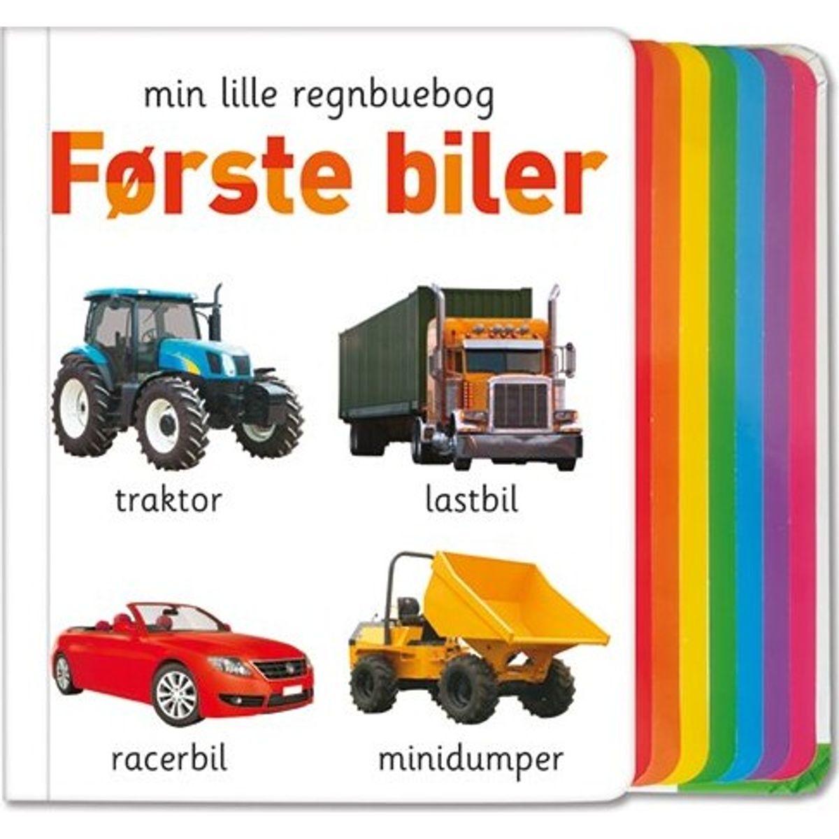 Min Lille Regnbuebog - Første Biler - Diverse - Bog