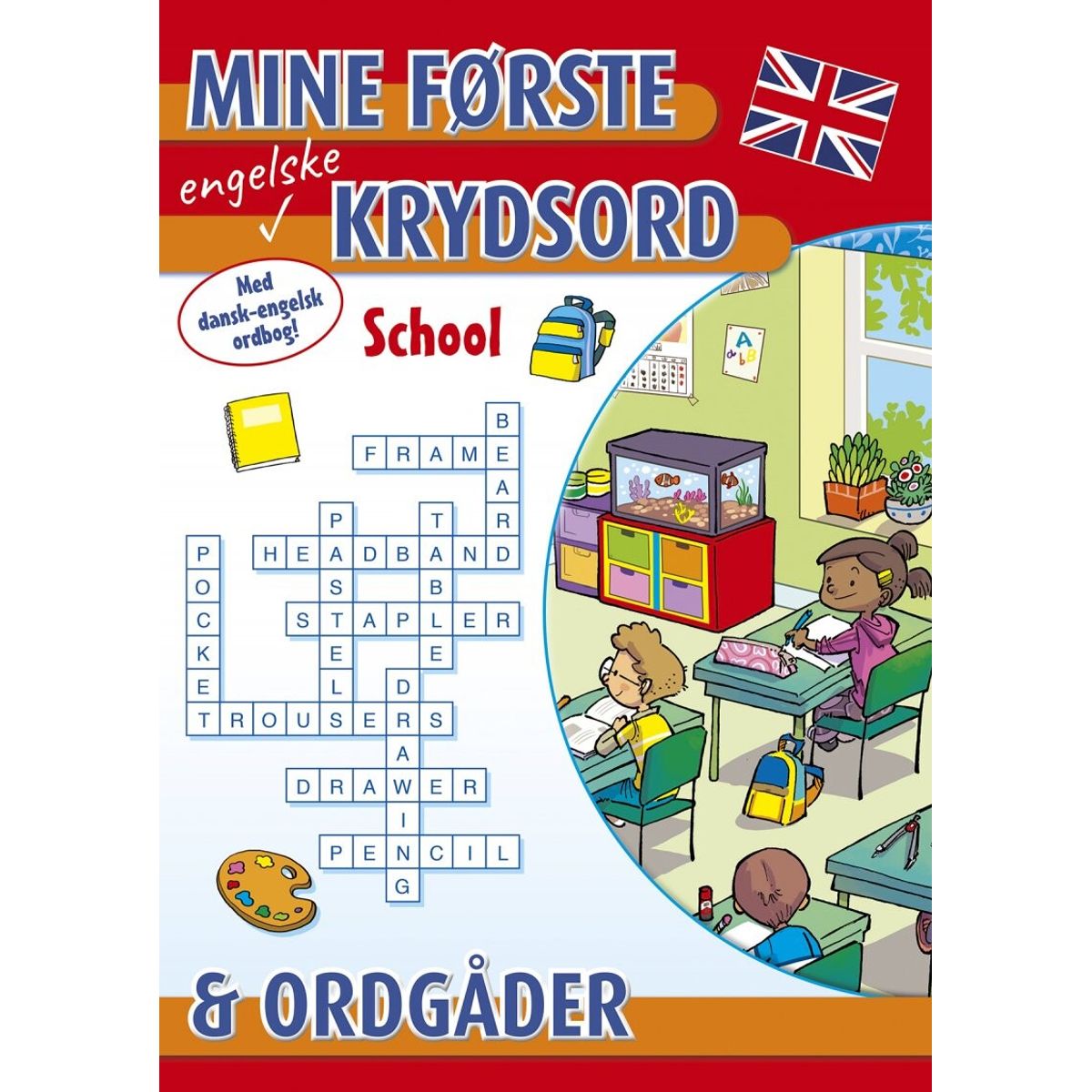 Mine Første Engelske Krydsord Og Ordgåder: School - Diverse - Bog