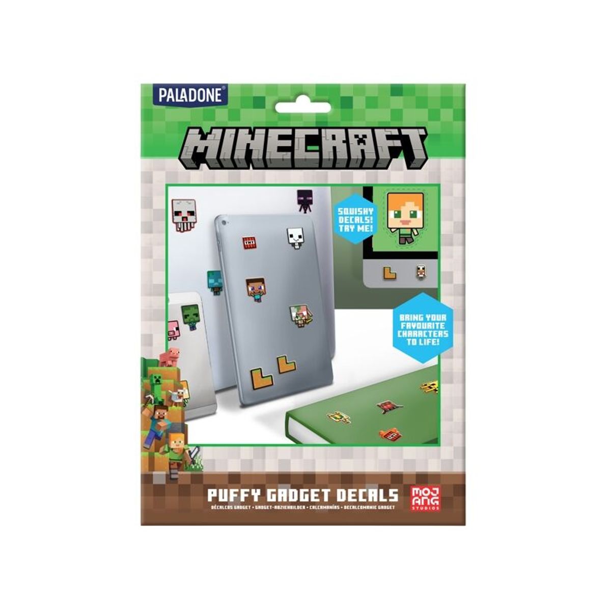 Minecraft Klistermærkesæt til Gadgets - 21 x 15 cm