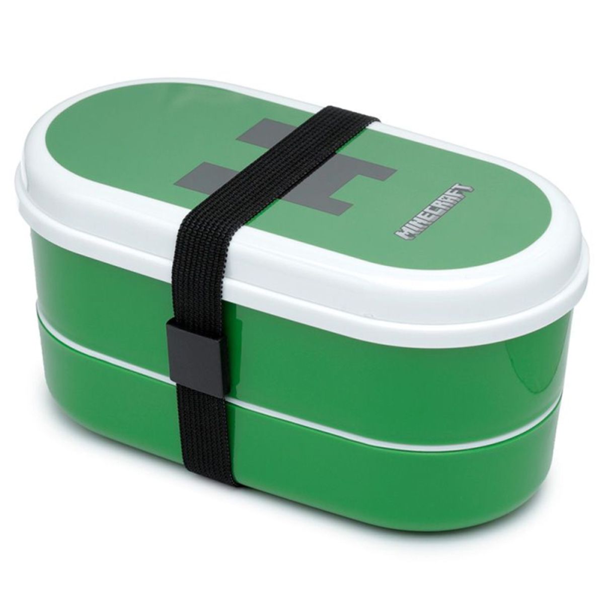 Minecraft madkasse Bento Lunch Box med bestik - Creeper