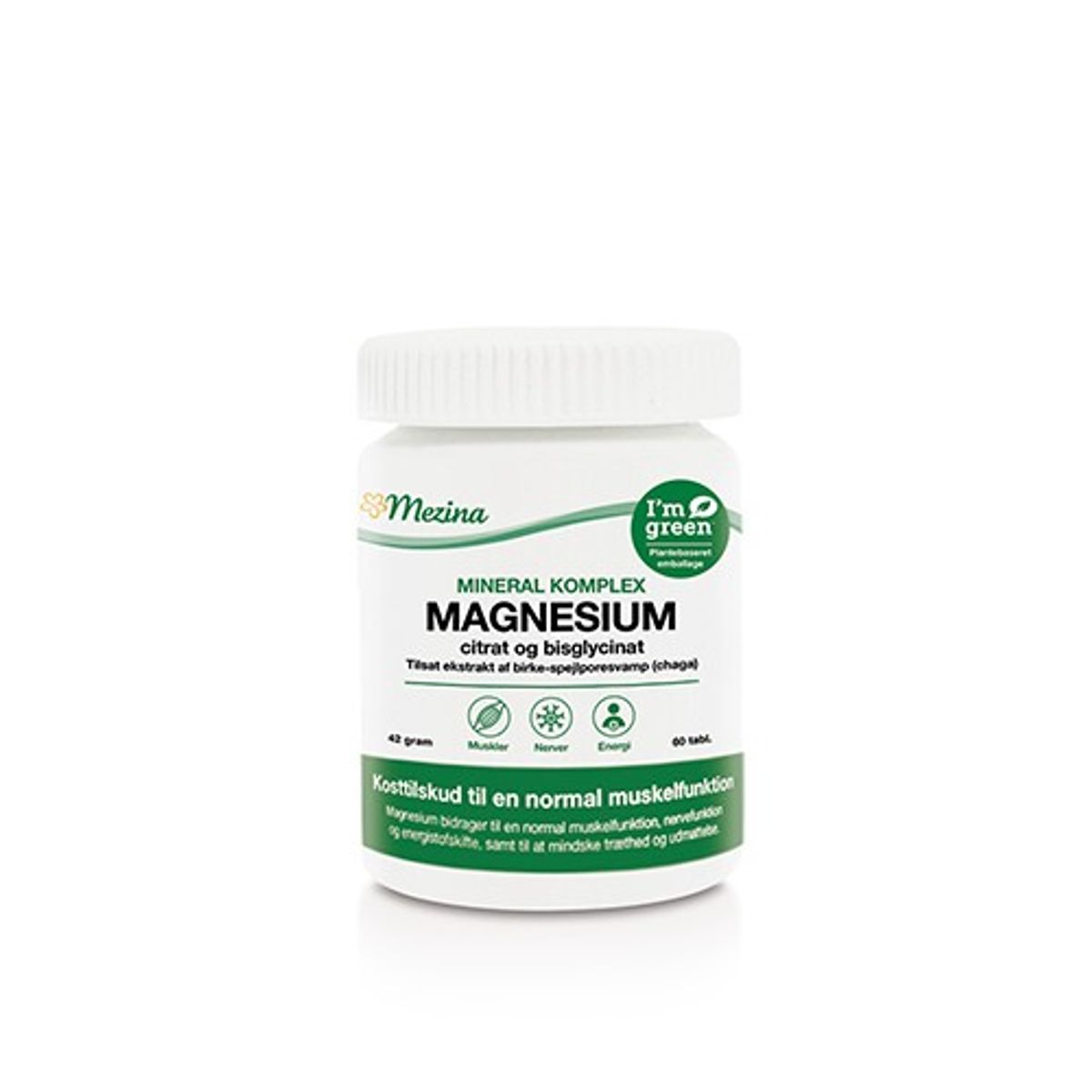 Mineral Komplex - Magnesium - 60 tabletter - Mezina