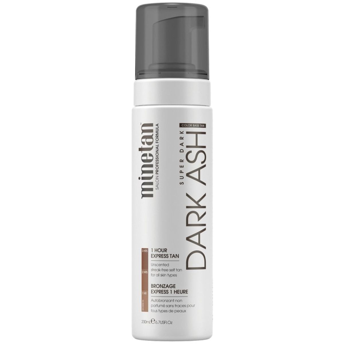 Minetan Dark Ash Super Dark Self Tan Foam 200 ml