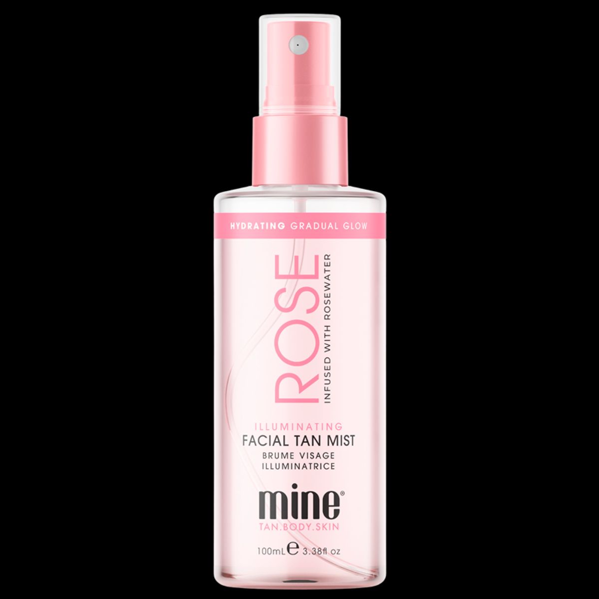 Minetan Illuminating Rose Water Tan Face Mist (100 ml)