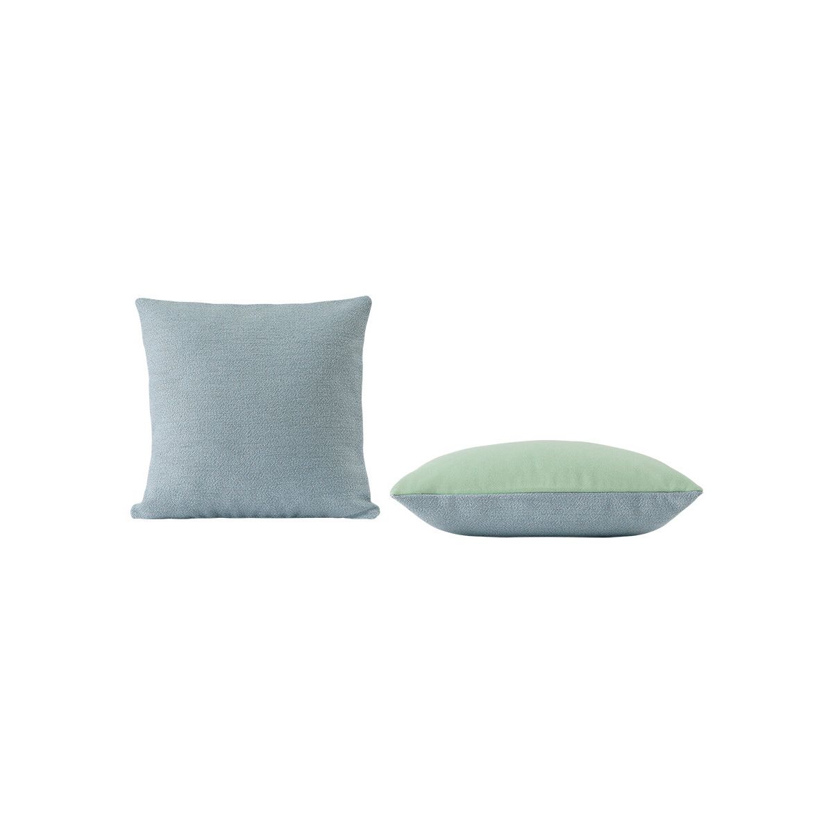 Mingle Cushion, 45 x 45 cm fra Muuto (Light blue / mint)