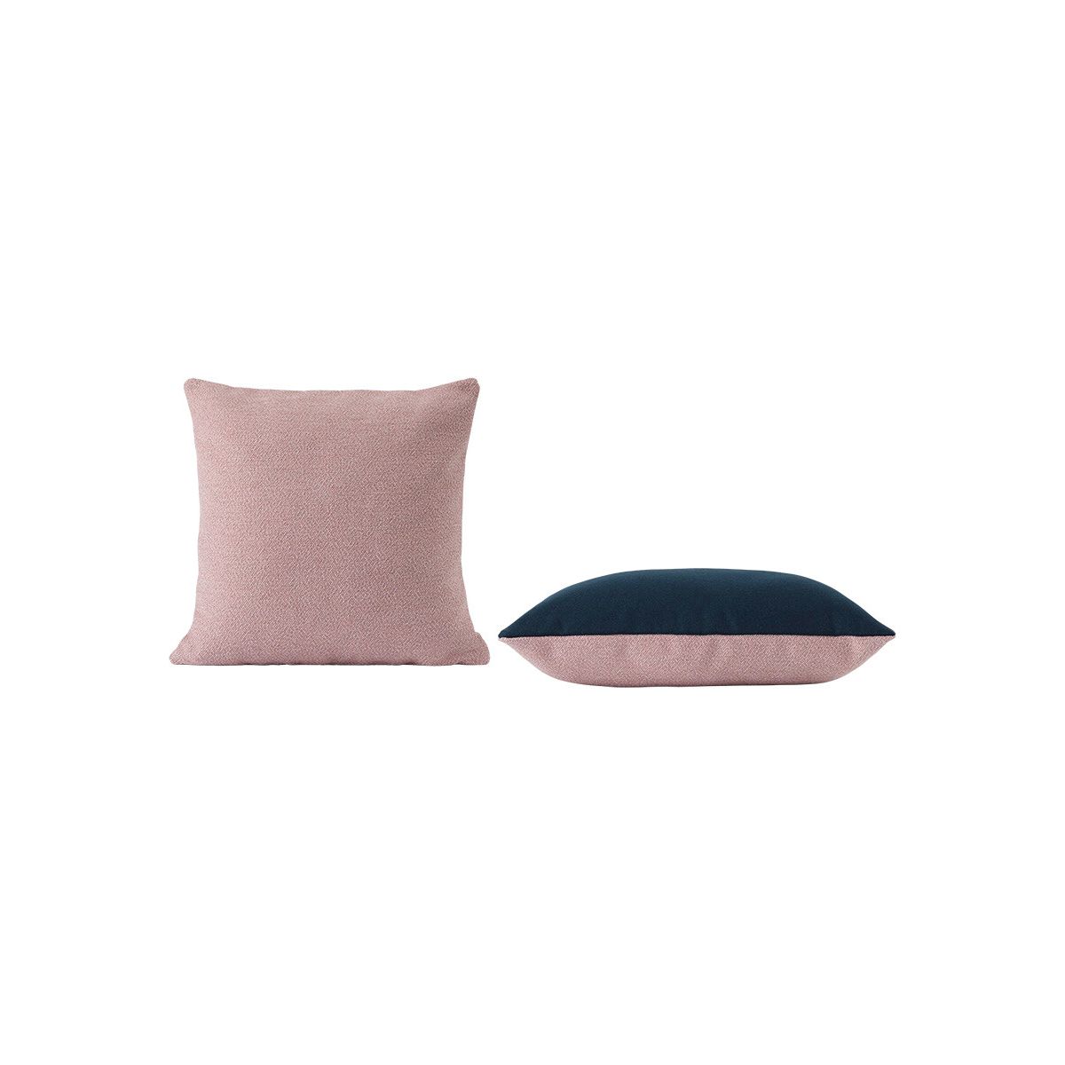 Mingle Cushion, 45 x 45 cm fra Muuto (Rose / petroleum)