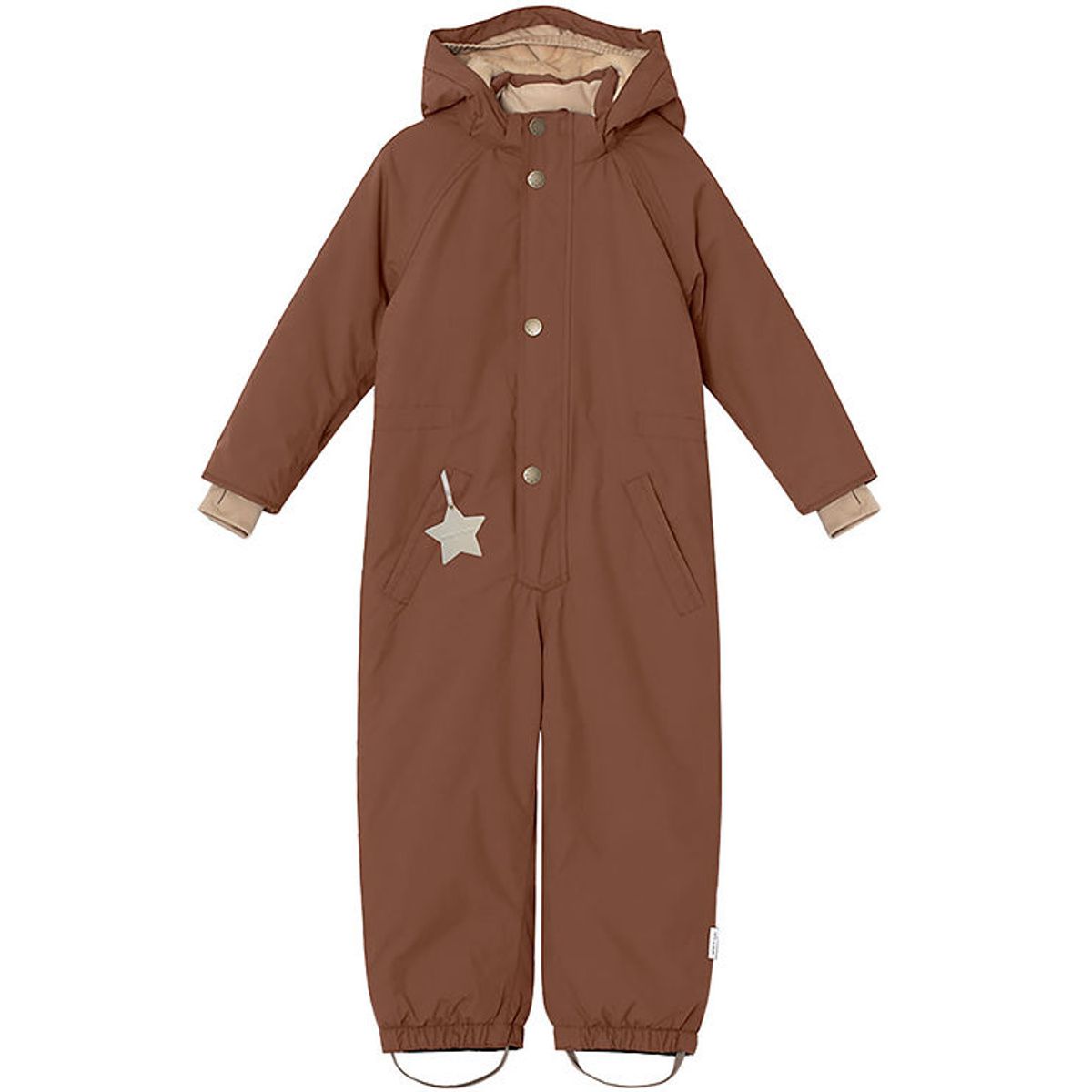 Mini A Ture Flyverdragt - Wanni Fleece - Rootbeer Brown