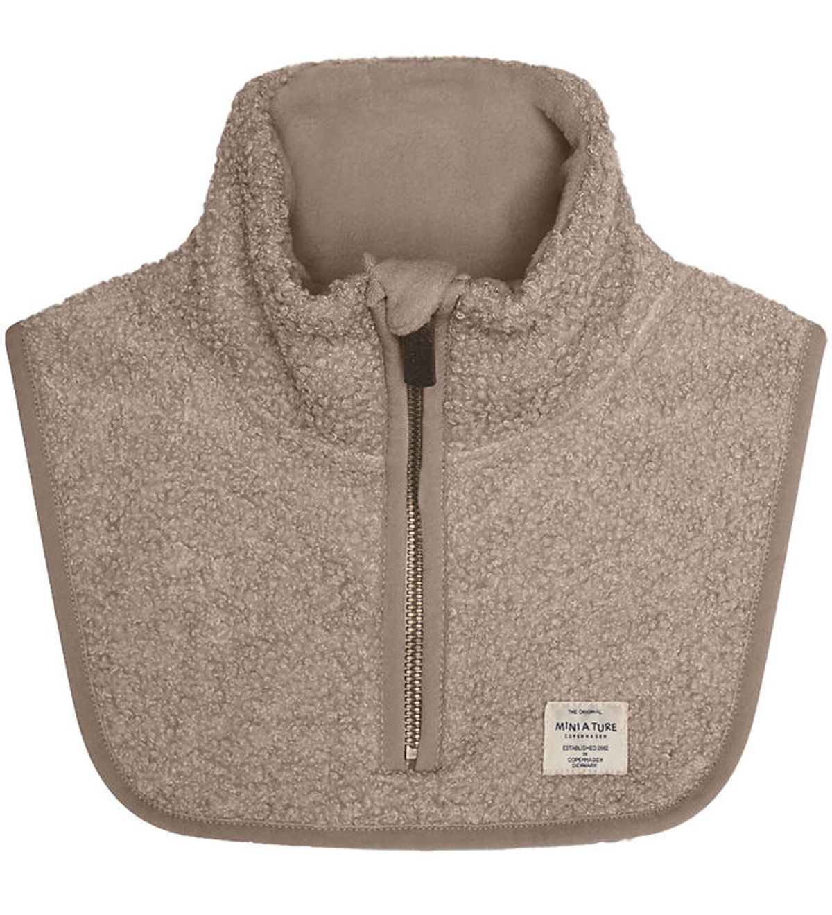 Mini A Ture Halsedisse - Fleece - MatAkton - Grey Brown