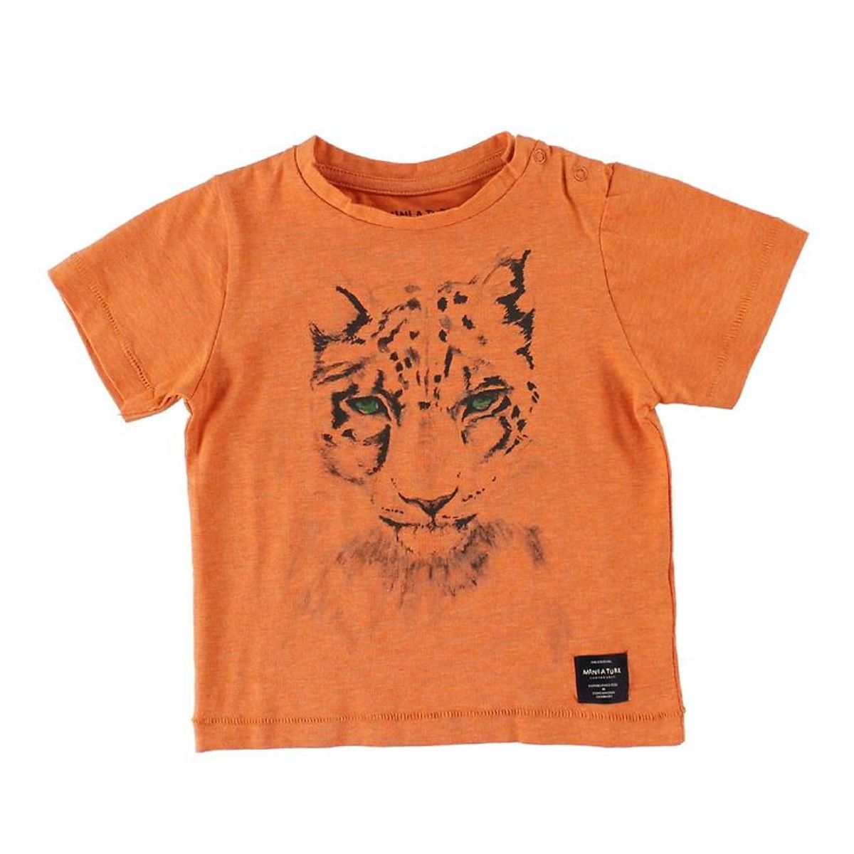 Mini A Ture T-Shirts - Legolas - Orangemeleret m. Leopard