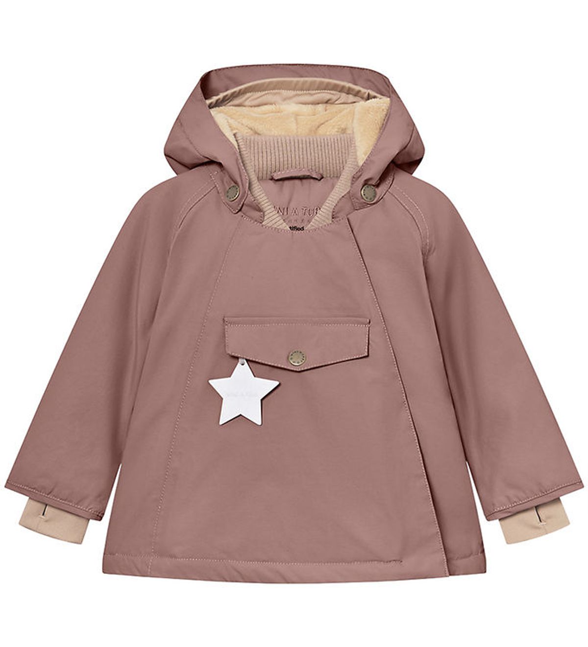 Mini A Ture Vinterjakke - Wang Fleece - Light Plum