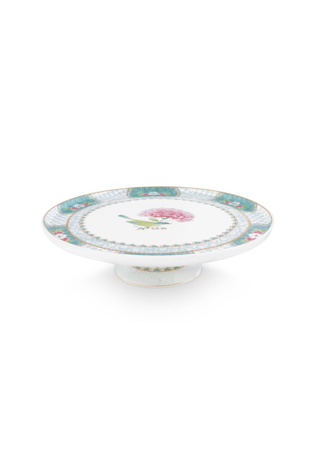 Mini Cake Tray Blushing Birds White 21cm