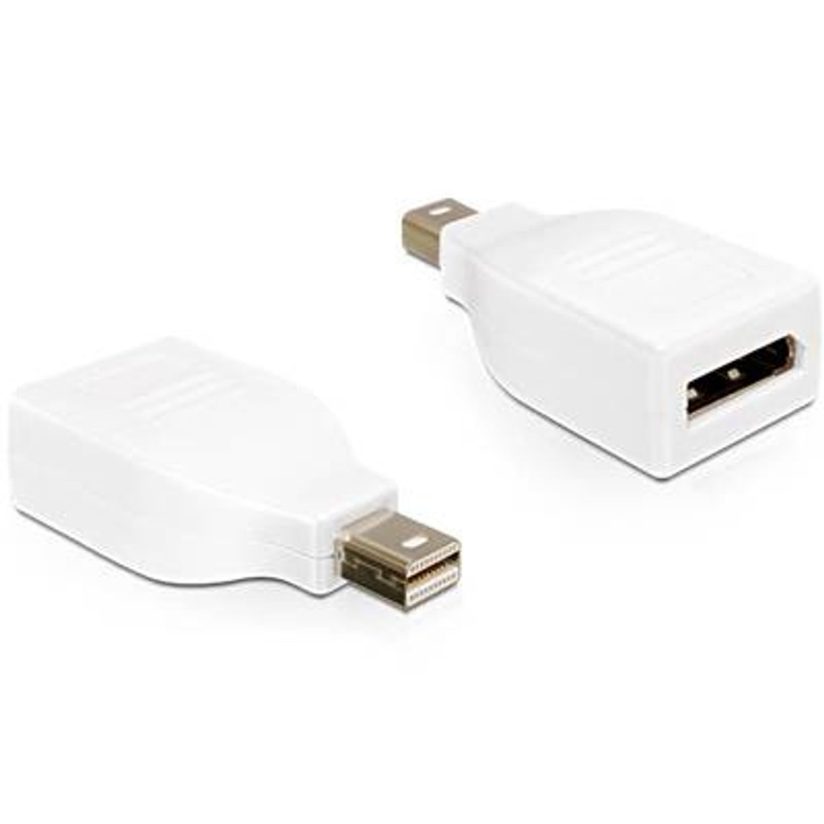 Mini DisplayPort han til DisplayPort hun adapter - Hvid