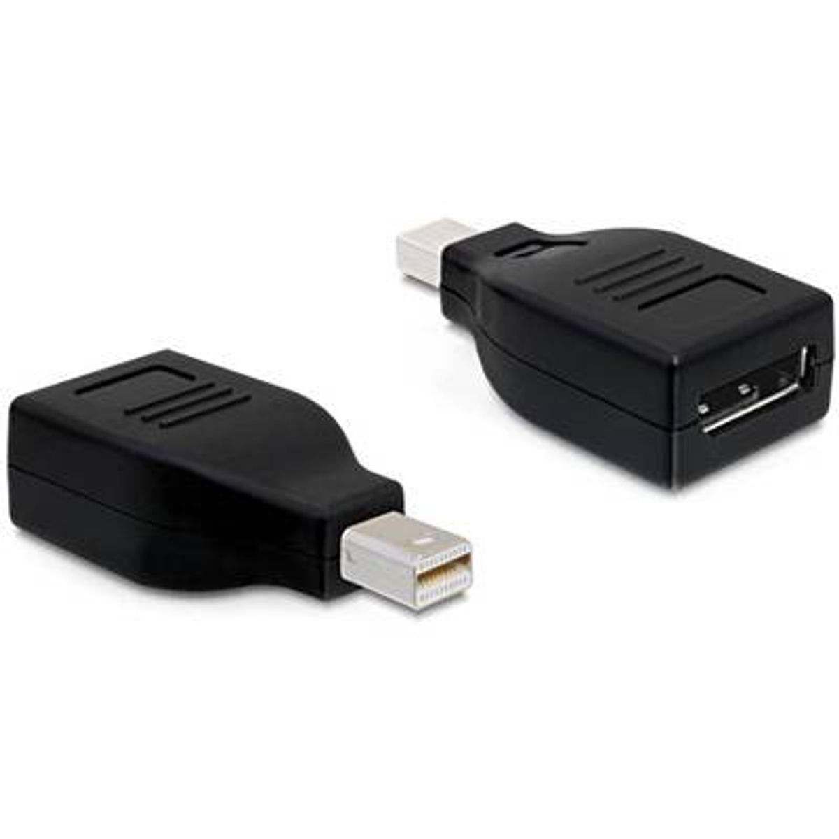 Mini DisplayPort han til DisplayPort hun adapter - Sort