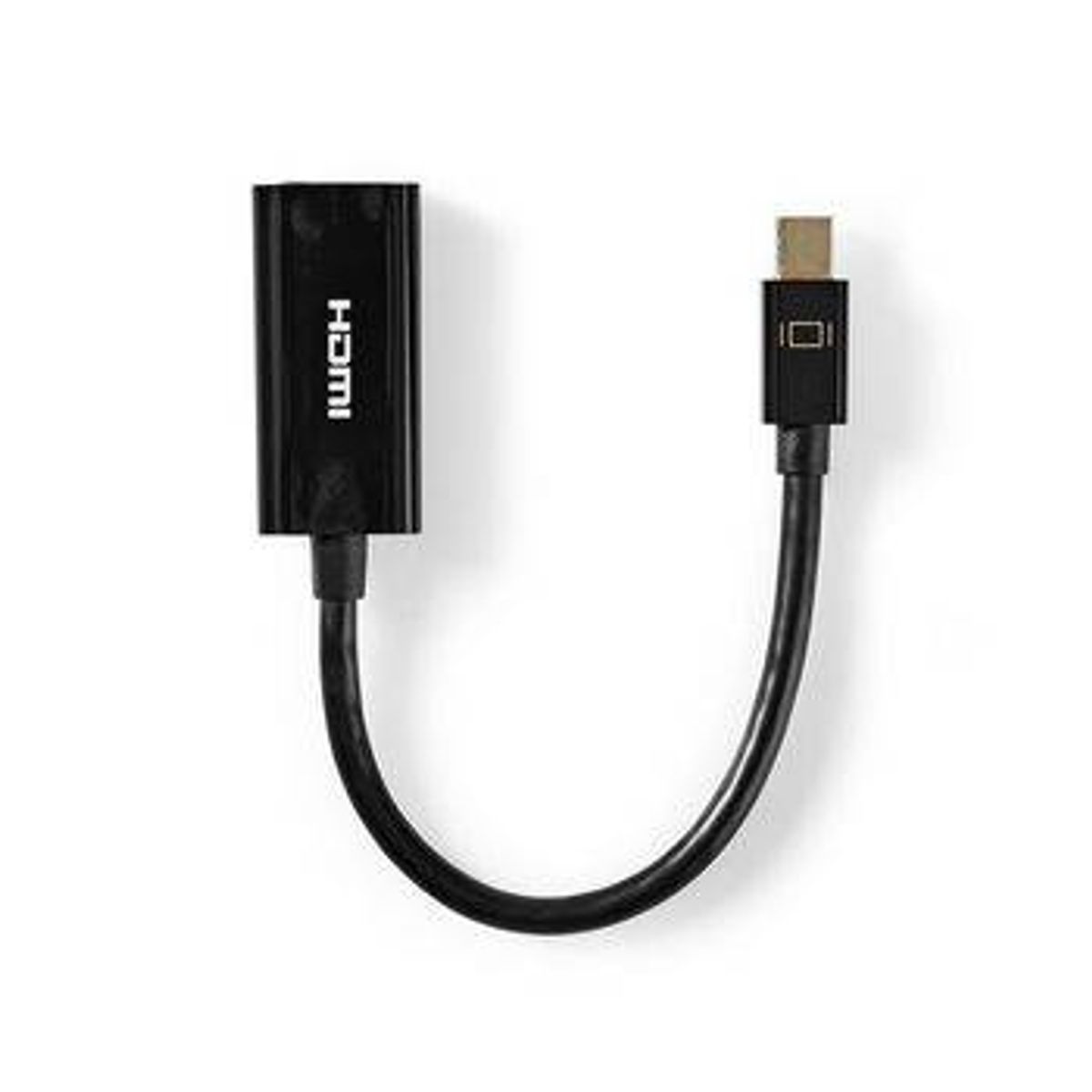 Mini Displayport til HDMI 4K UHD Adapterkabel - Sort - 0.20 m