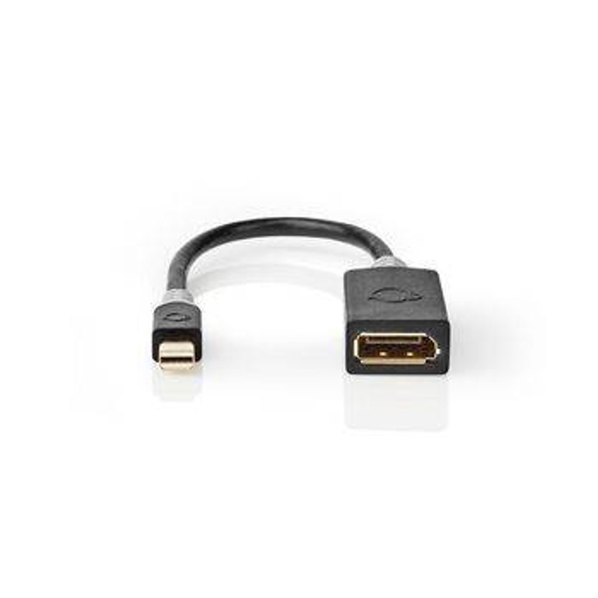 Mini Displayport til hun Displayport adapter kabel 8K / 60Hz - Sort