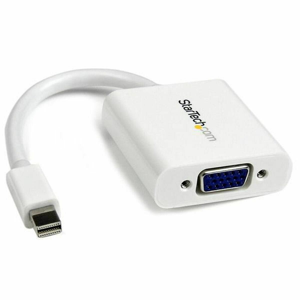 Mini DisplayPort til VGA-adapter Startech MDP2VGAW Hvid