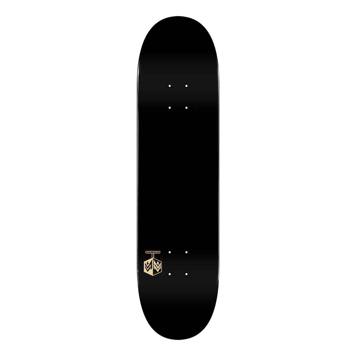 Mini Logo Detonator Skateboard Deck Black - 8.0 x 31.45