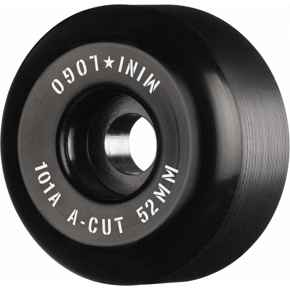 Mini Logo Skateboard Hjul A-cut "2" 52mm 101A Black 4-pak