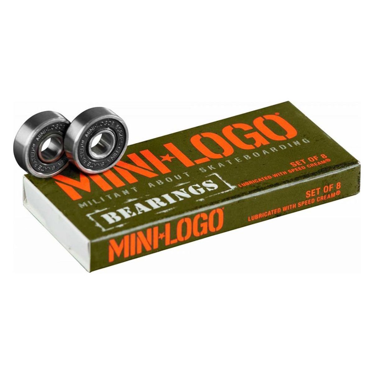 Mini Logo Skateboard Kuglelejer Series 3 8mm - 8-pak