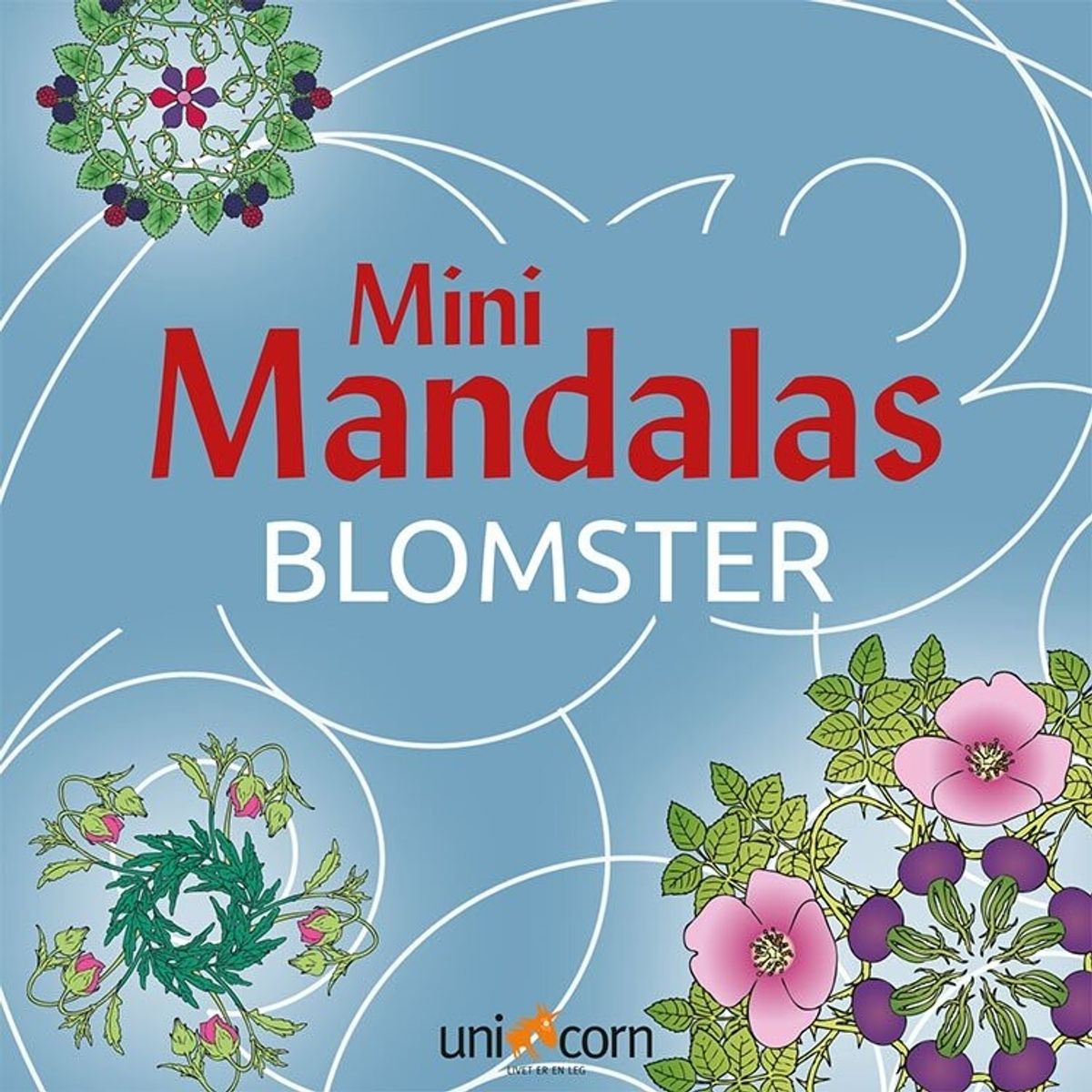 Mini Mandalas - Blomster - Diverse - Bog