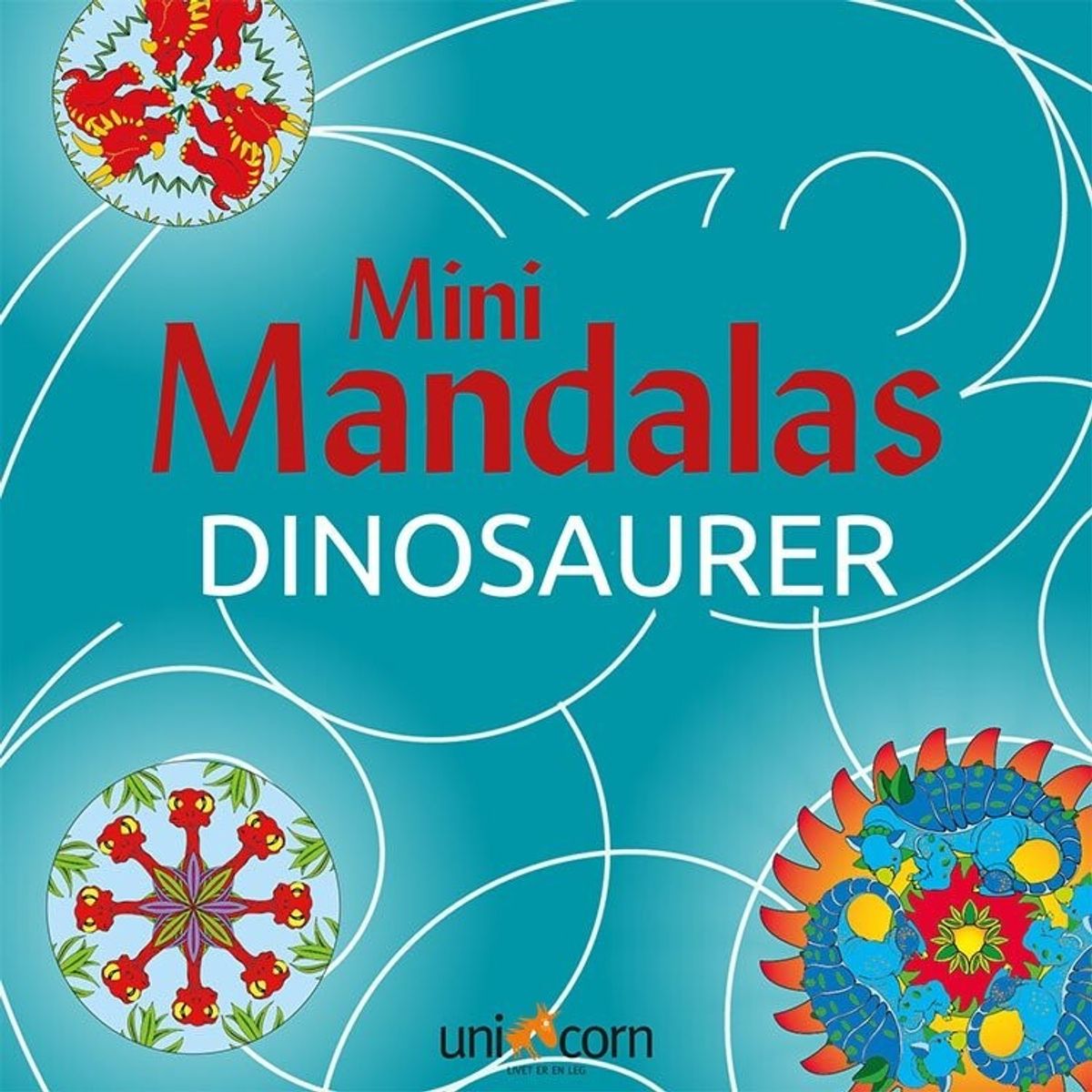 Mini Mandalas - Dinosaurer - Diverse - Bog