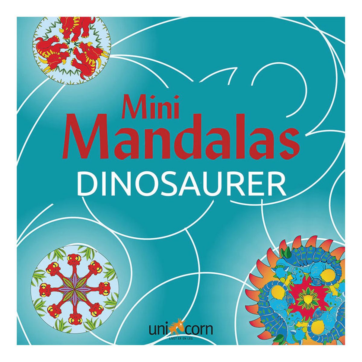 Mini Mandalas - dinosaurer (One size)