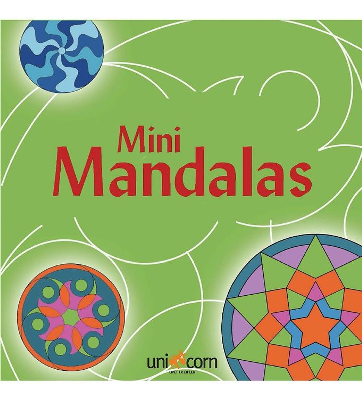 Mini Mandalas Malebog - Grøn