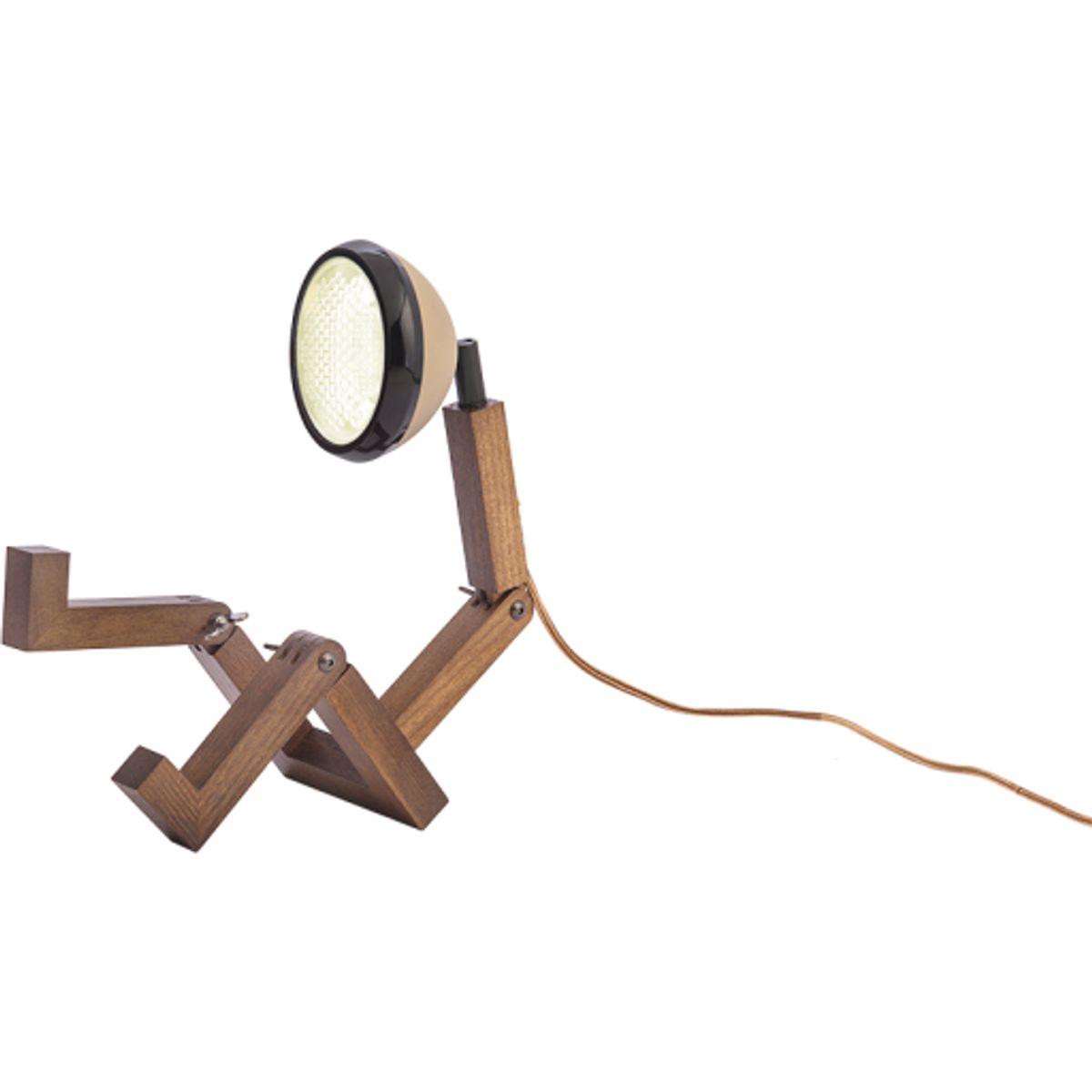 Mini Mr Wattson bordlampe, beige