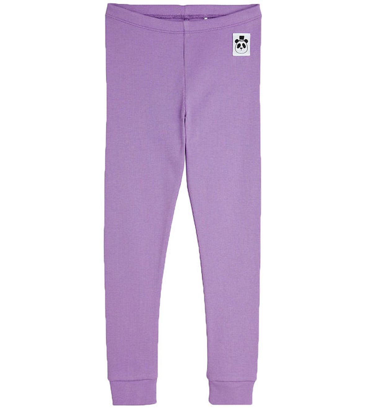 Mini Rodini Leggings - Rib - Purple