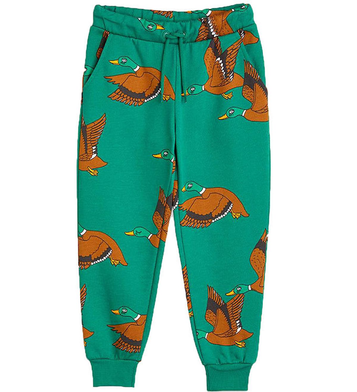 Mini Rodini Sweatpants - Ducks - Grøn