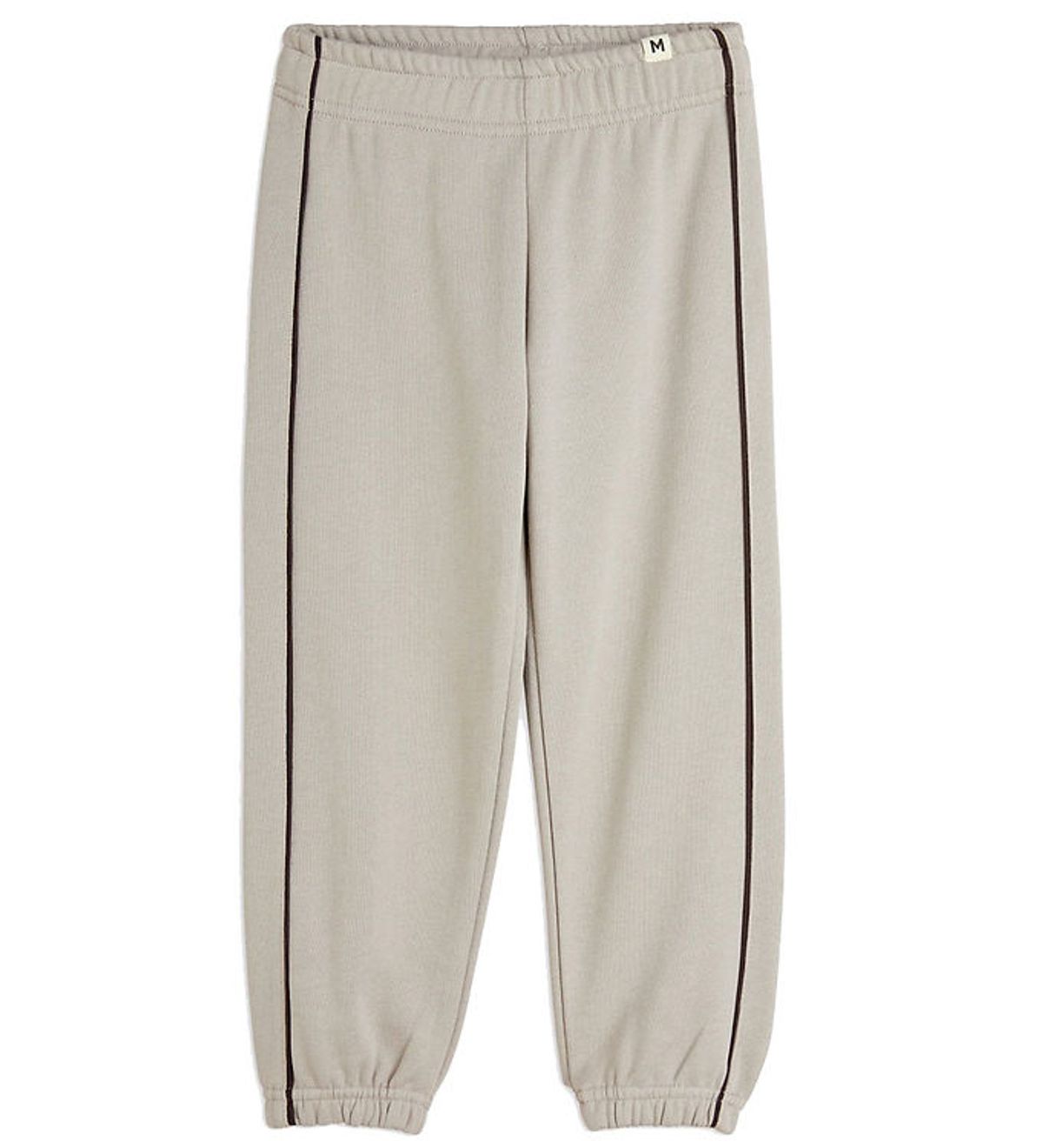 Mini Rodini Sweatpants - Plain Piping - Grey