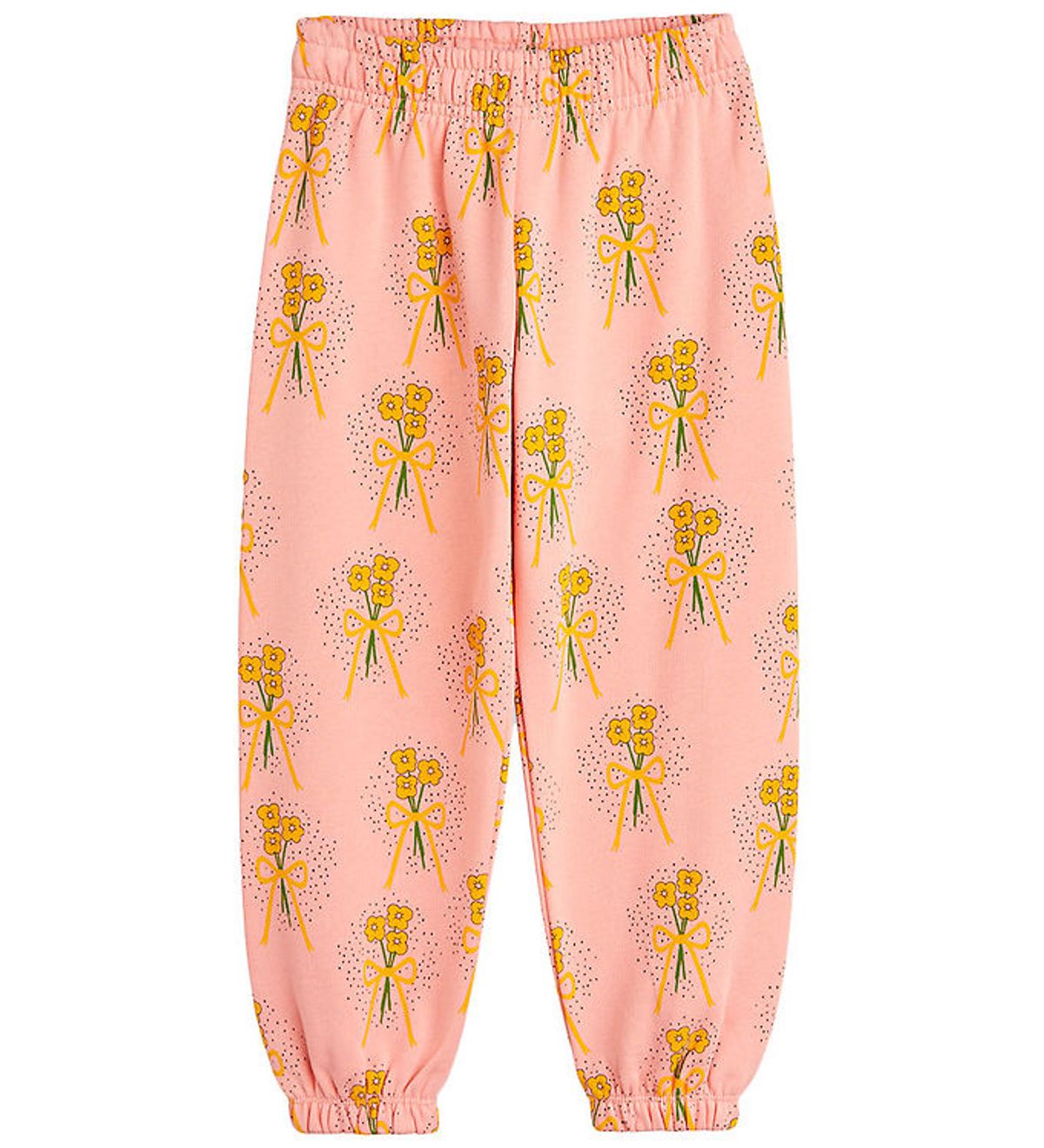 Mini Rodini Sweatpants - Winter Flowers Aop - Pink