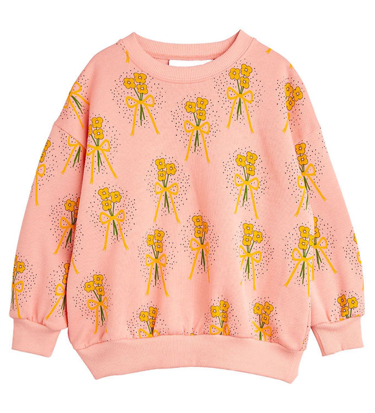 Mini rodini Sweatshirt - Winter flowers Aop - Pink