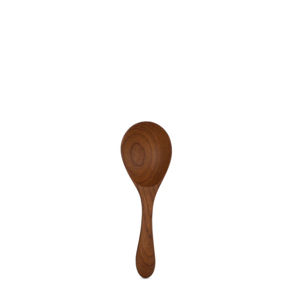 Mini Ske i Teak Træ L11xB3.5 cm.