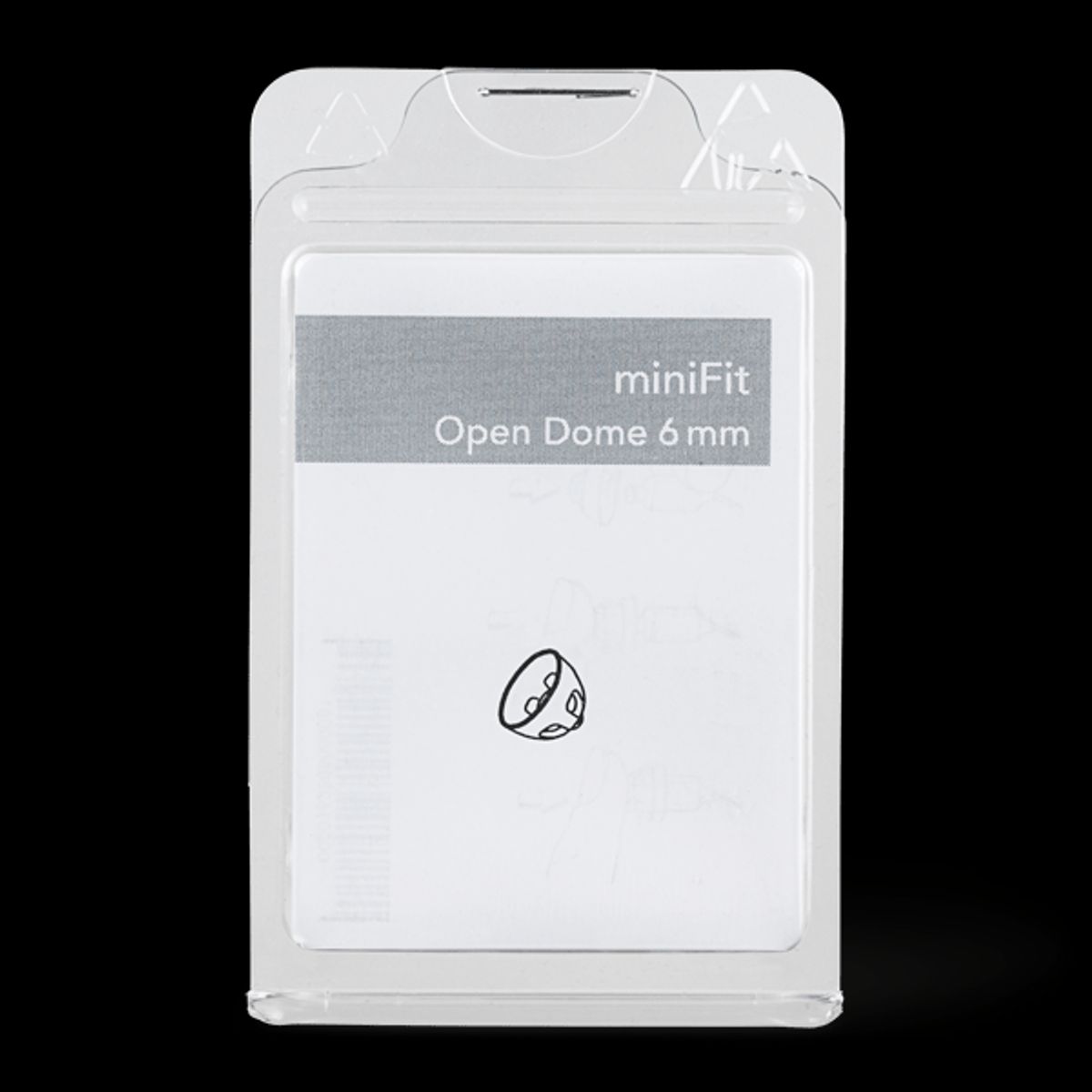 MiniFit Open 6 mm dome