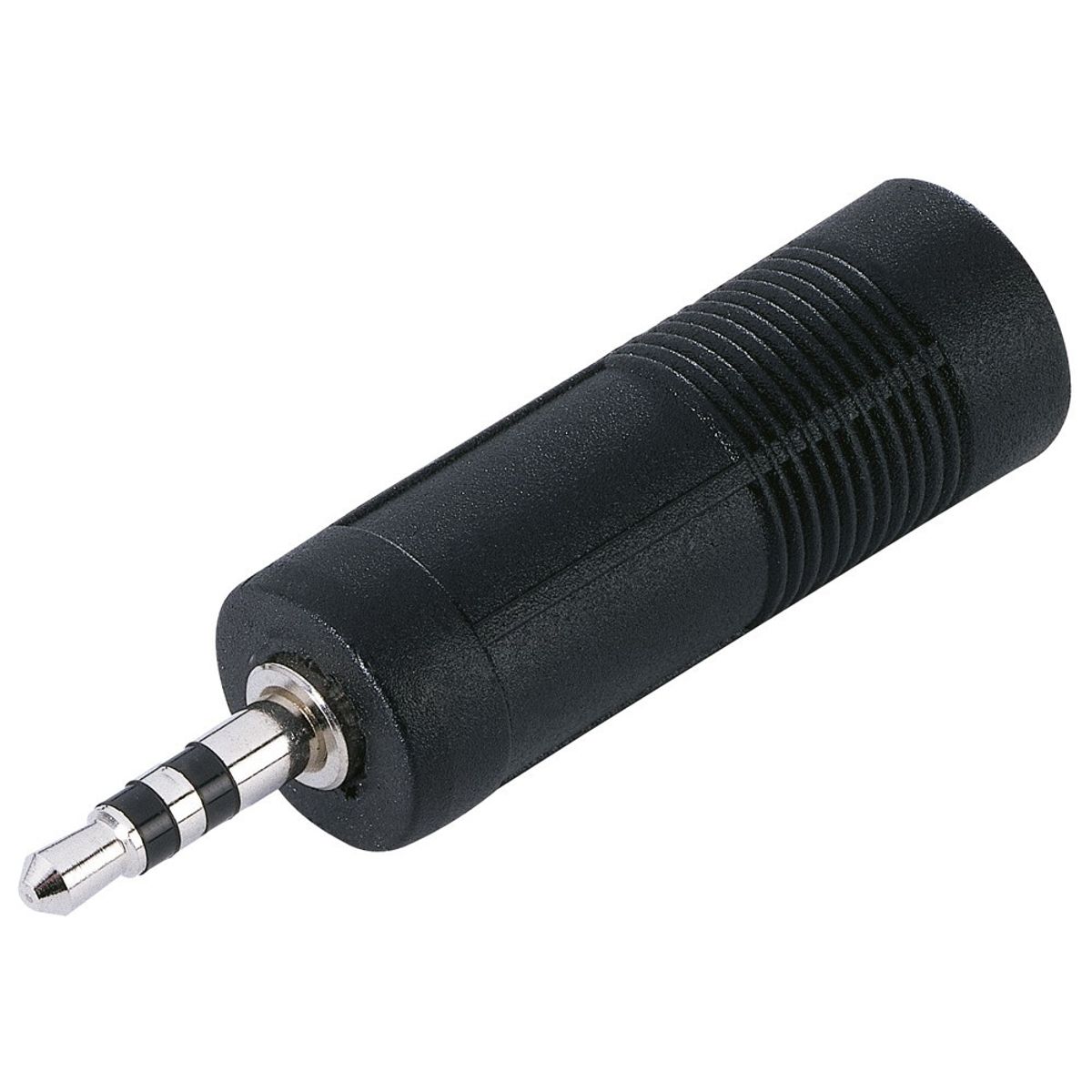 Minijack 3,5mm Han Stereo til Jack 6,3mm Hun Stereo Adapter