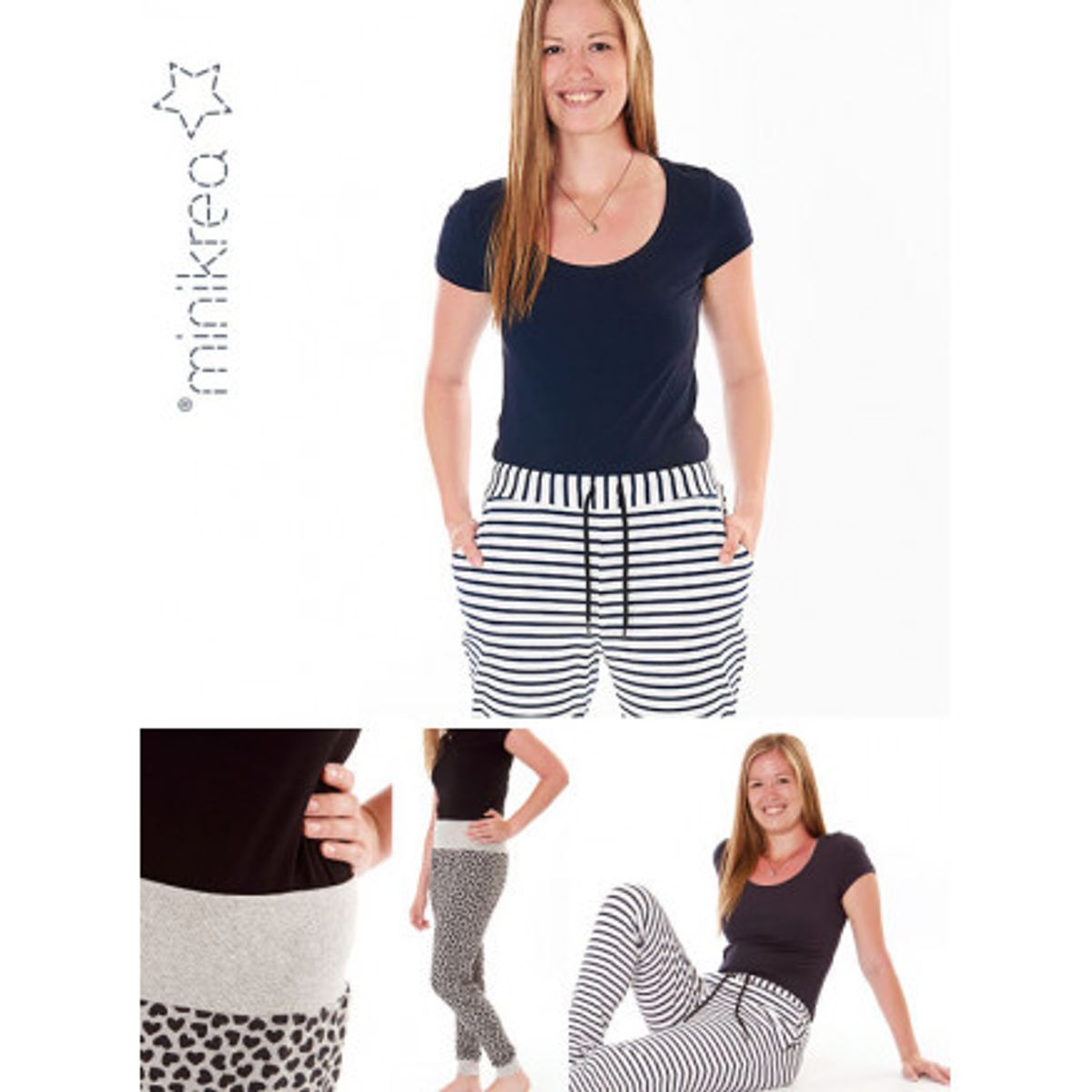 MiniKrea Snitmønster 70335 Joggers str. 34-50