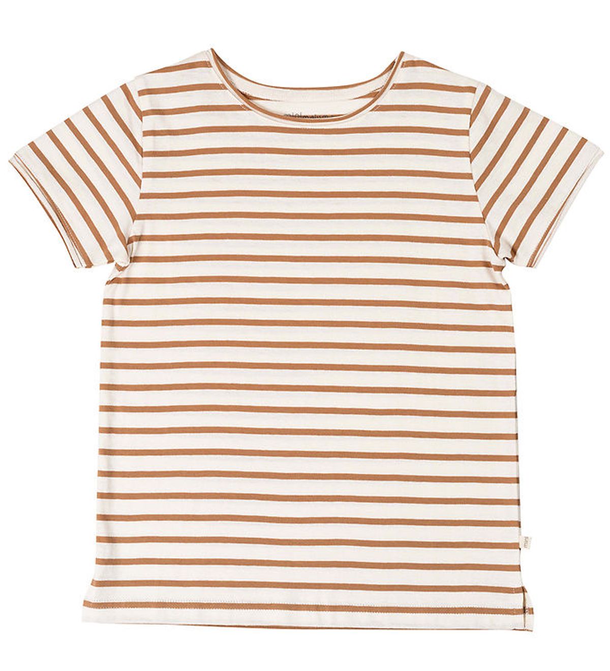 Minimalisma T-shirt - Lin - Bronze Stripes