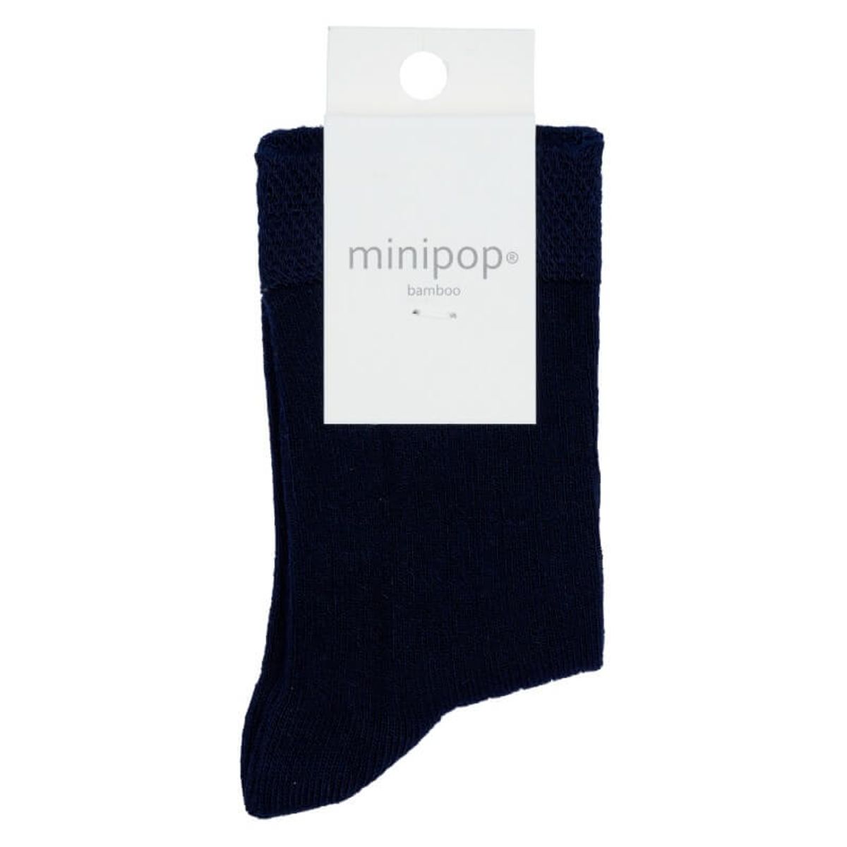 MiniPop - Bamboo Ankle Socks - Navy - 27-30 (5-6 år)