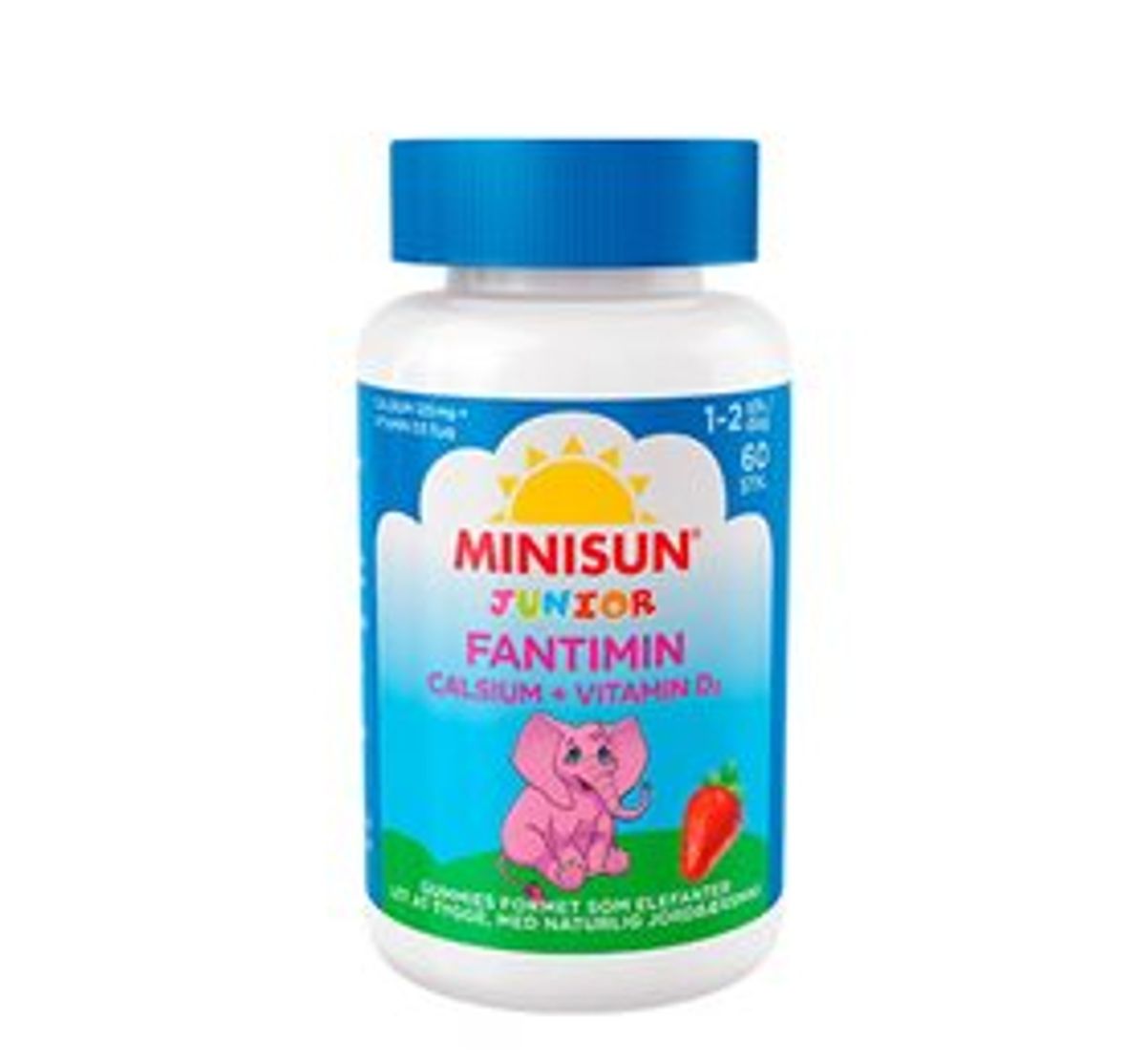 Minisun Fantimin Calcium & D3 vitamin Junior 60 gum