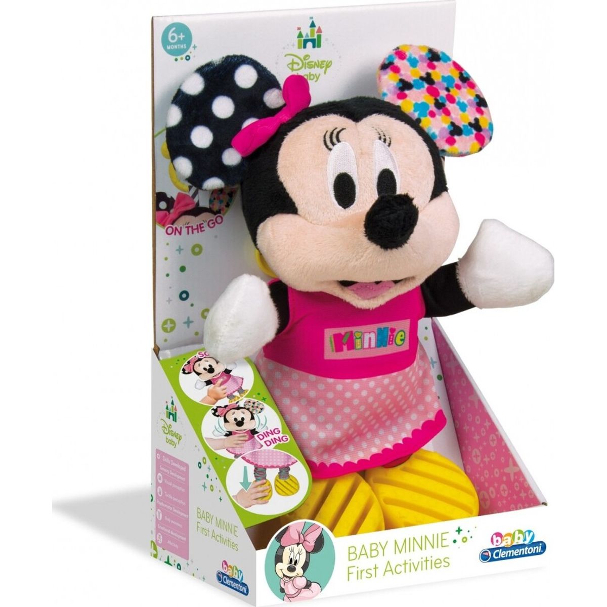 Minnie Mouse Bamse - Disney Baby - Clementoni - 27 Cm