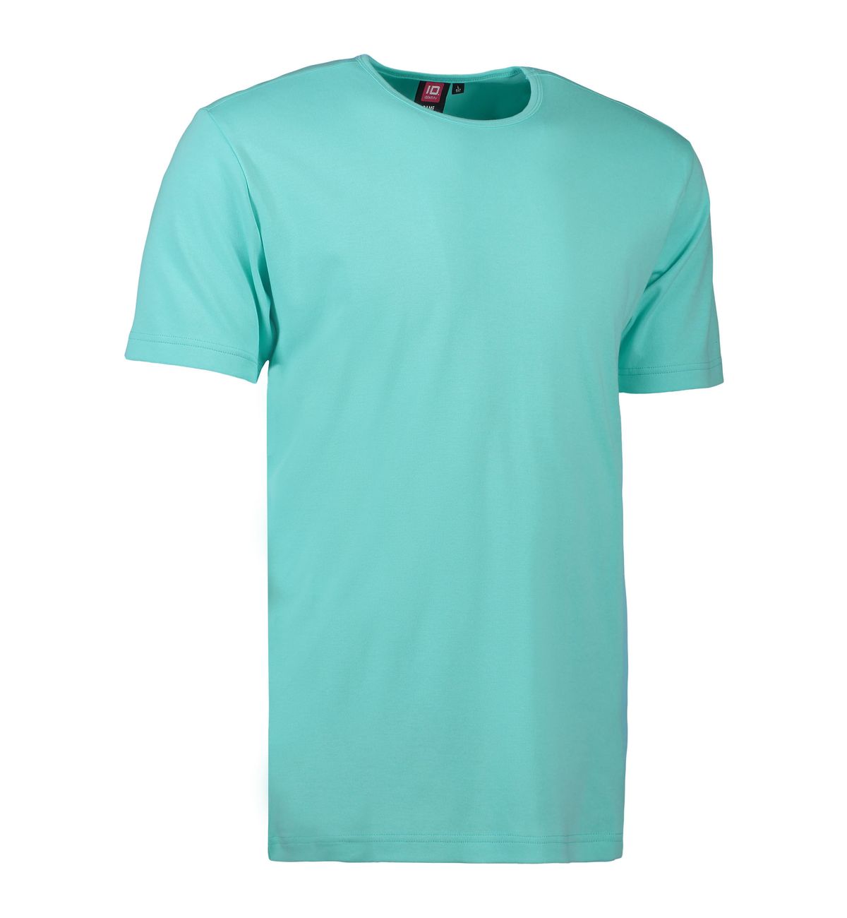 Mint farvet t-shirt med rund hals til mænd - 3XL