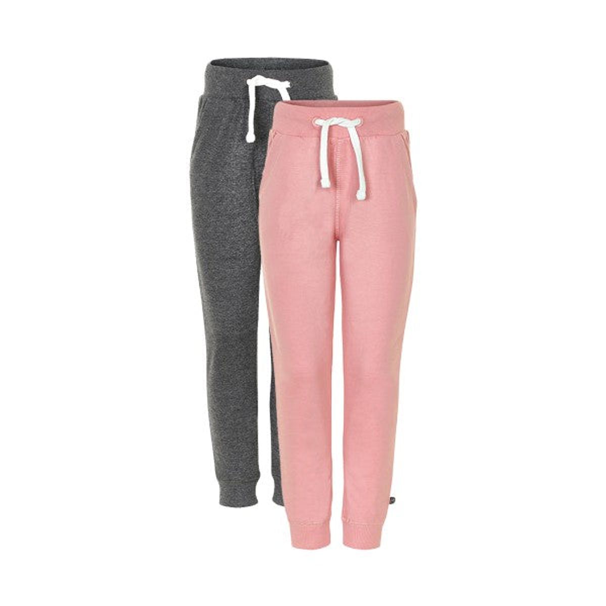 Minymo - Basic Sweatpants 2-pak - Blusher - 80