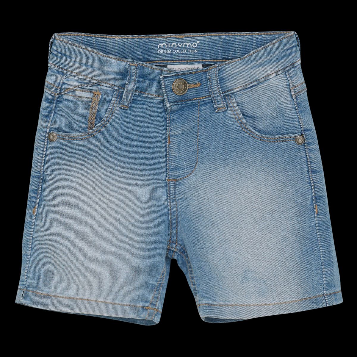 Minymo Børne Shorts i økologisk bomuld - Light Dusty Blue - 116