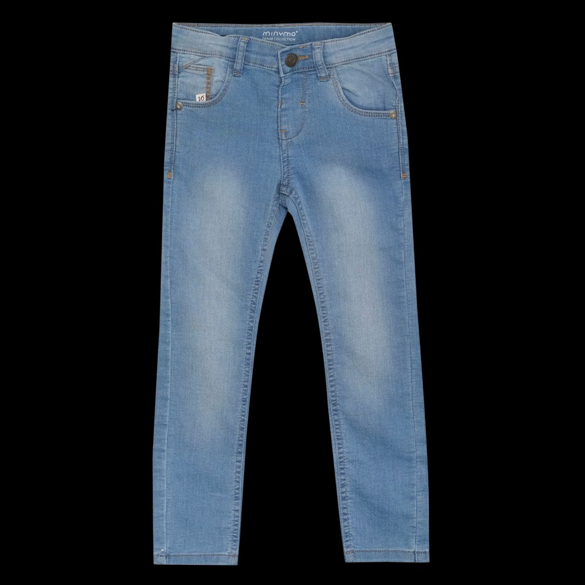 Minymo Drenge Jeans i økologisk bomuld - Light Dusty Blue - 98