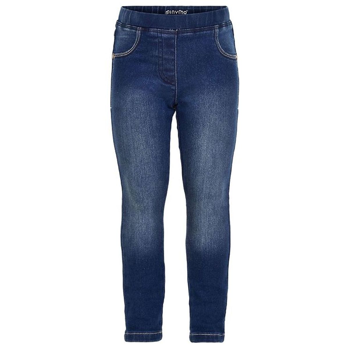 Minymo Jeggings - Stretch Slim Fit - Blå